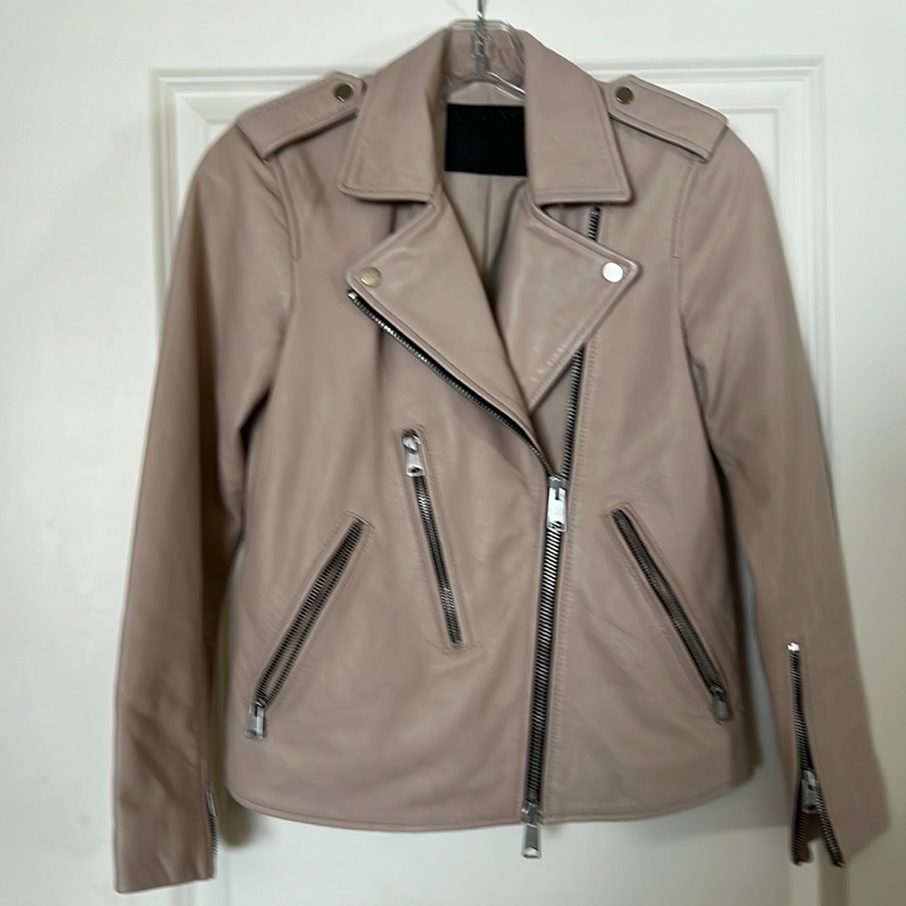All Saints Fern Leather Biker Jacket